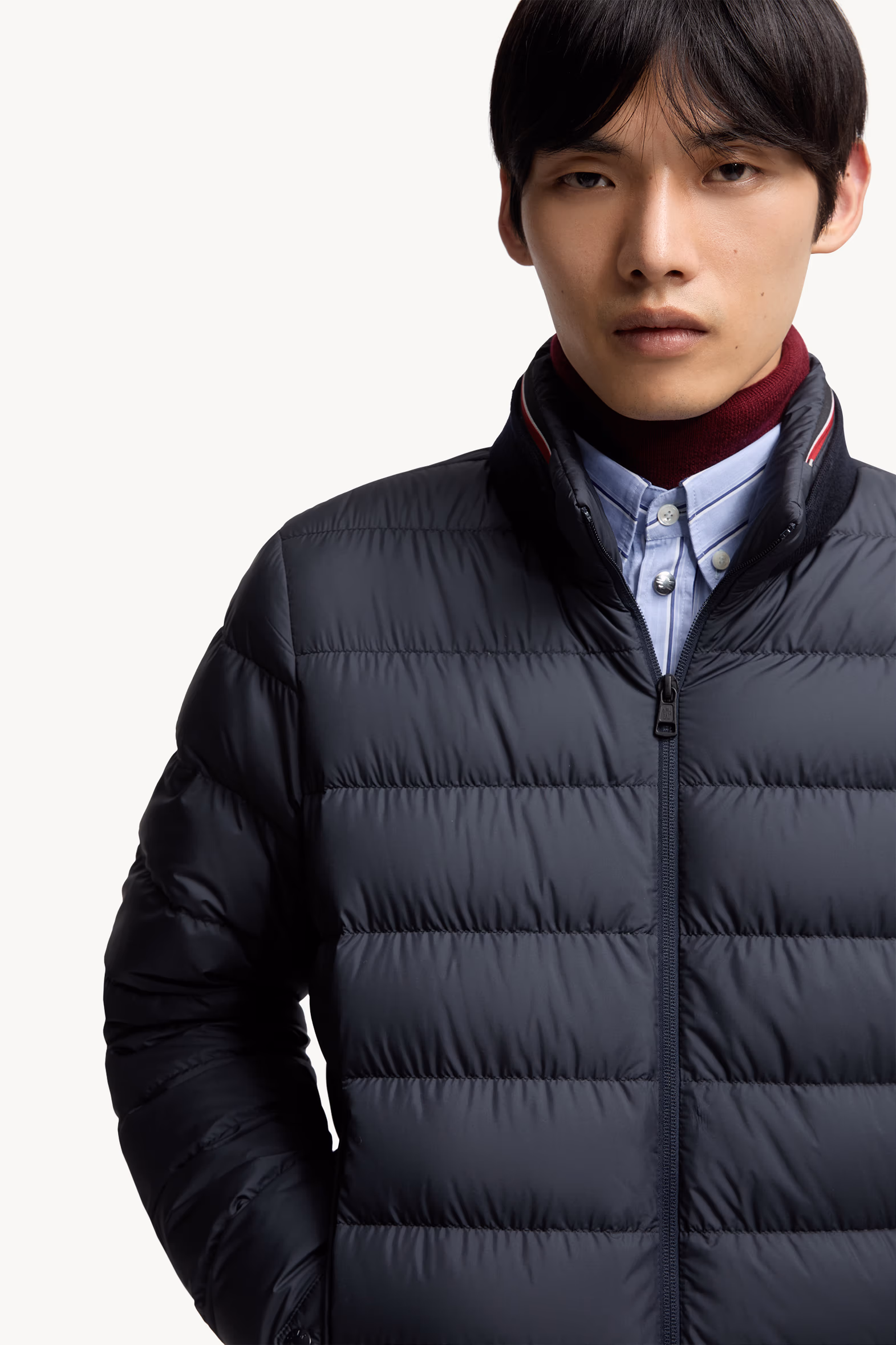 Brendann Short Down Jacket Men Blue Moncler 7